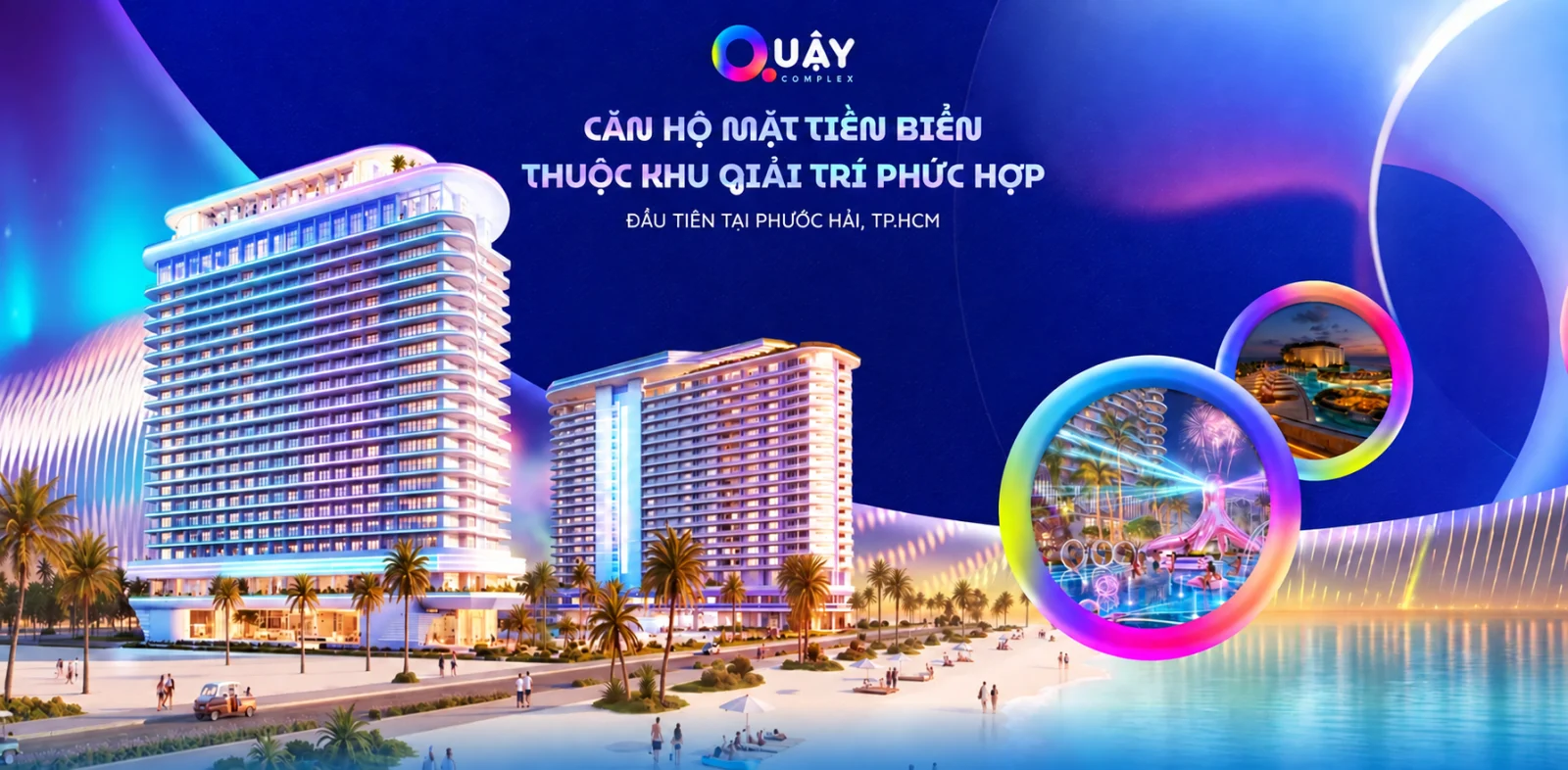 Phối cảnh Q Topia ven biển Phước Hải