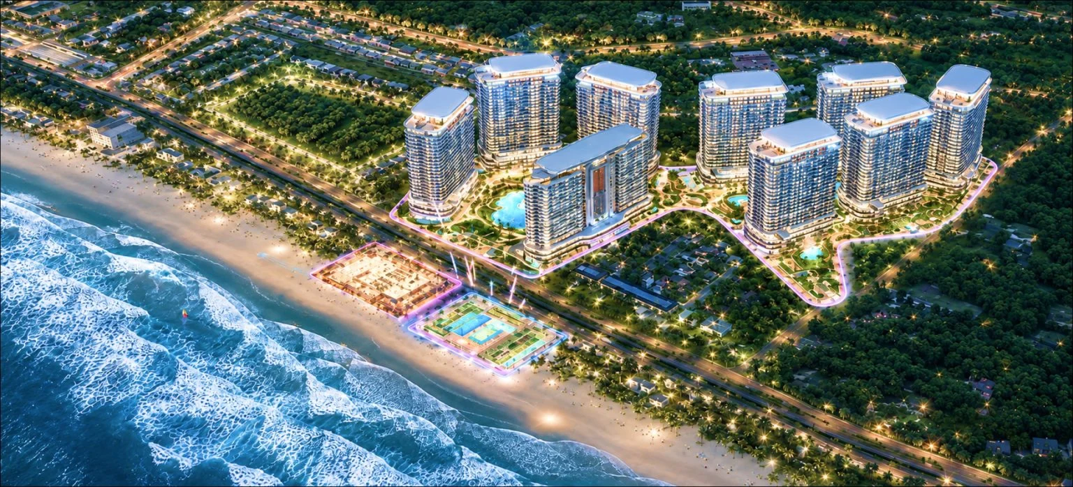 Phối cảnh Q Topia – căn hộ ven biển Phước Hải
