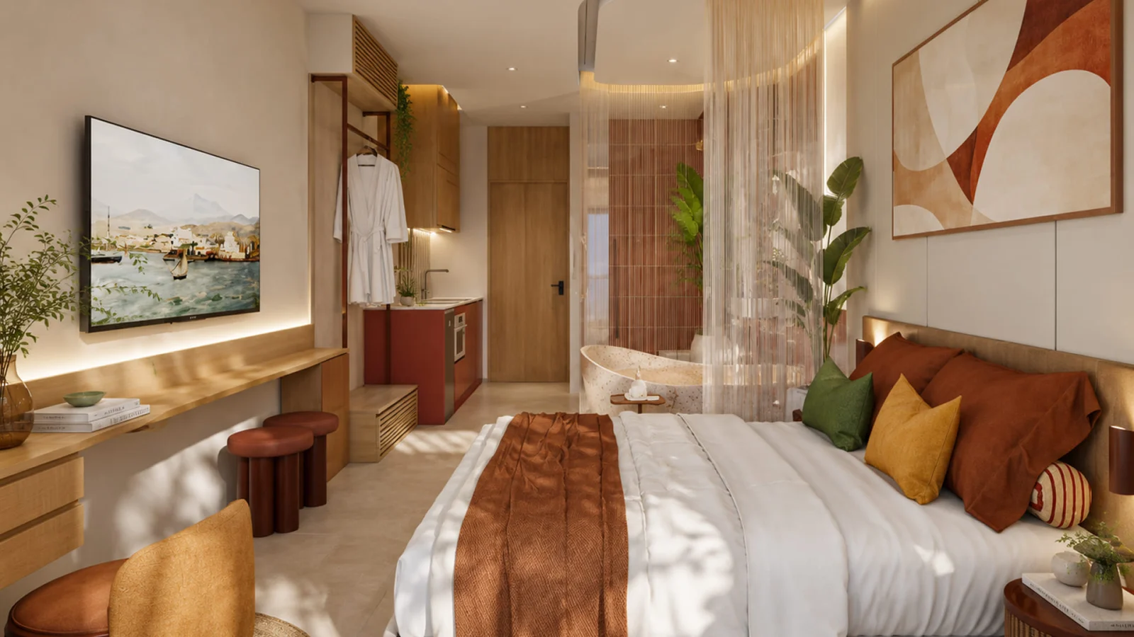 Phối cảnh nội thất căn hộ Q Topia – hình 1